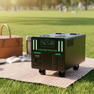 Generador Solar Portátil con Batería de Litio-Ferrofosfato (LiFePO4) para Emergencias, Viajes, Camping y Uso Doméstico - Product Image 1