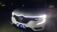 Capot de Phare Avant de Voiture Bande LED Diurne pour Renault Koleos Captur Kadjar Fluence Talisman Scenic Sandero Duster Megane Clio