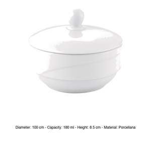 Azucarero X-Tanbul de 18 cl, Porcelana Blanca Gural - Product Image 3