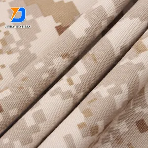 Jinda – uniforme imprimé imperméable tissé en mélange 60 coton 40 polyester pour tissu Camouflage uniforme
