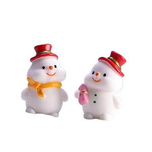 ซานต้าคริสต์มาสใหม่น่ารัก ตุ๊กตาหิมะจิ๋ว ตกแต่งบอนไซ DIY ฉากหิมะประดับ ของตกแต่งรูปสิงโตทะเล ผลิตในจีน C0382 - Product Image 1
