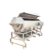 1500kg heure CE certifié continu éplucheur de pommes de terre pelées Machine vis brosse rouleau pomme de terre peau épluchage lavage nettoyage Machine