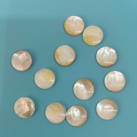 Cabochon rond en nacre blanche de 13 mm à surface incurvée pour incrustation de bijoux, accessoires, vente directe usine, personnalisation disponible