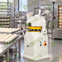 Machine semi-automatique de division et de façonnage de pâte, coupe-pâte et façonneuse commerciale pour boulangerie, pour la fabrication de boules de pâte à pain, à pain de mie et à pizza