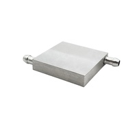 Nouvelle plaque de refroidissement liquide en cuivre et aluminium de 80x80 mm pour les applications de refroidissement et de réfrigération des lasers et des machines