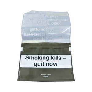 Usine personnalisée 50g ambre feuille tabac sac portable cigarette 30g25g Winston doré américain esprit tabac sac d'emballage - Product Image 5