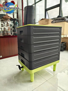 4-Tray 65L Worm Farm Compost Bin | Système de recyclage des déchets alimentaires de base pour la maison - Product Image 4