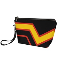 Pochette cosmétique personnalisée en caoutchouc à thème arc-en-ciel gay, imprimée UV, pour les voyages interurbains, le rangement de salle de bain et la vente en gros