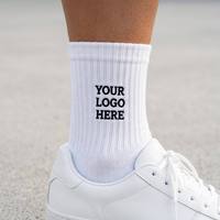 Chaussettes de sport en gros personnalisées avec logo OEKO Tex100, chaussettes de sport brodées colorées pour hommes et femmes, chaussettes de club OEM en gros