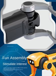 Elektronik oyuncak köpek çocuk bulmaca DIY monte uzaktan kumanda dört ayak Robot köpek - Product Image 2