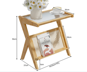 Tam giác Đầu Giường đôi gỗ <span class=keywords><strong>End</strong></span> Bảng kính gỗ cuối bảng - Product Image 1