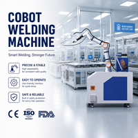 Robot collaboratif de soudage laser SC-LW 1500W 3000W refroidi par eau avec refroidisseur S&A, machine de soudage laser Cobot Surcar