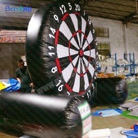 Jeu de fléchettes géant gonflable commercial pour extérieur, fléchettes géantes pour événements de carnaval, location pour activités de team building, BOSTYLE PVC