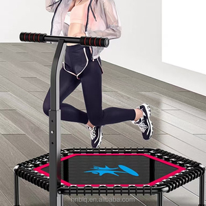 Trampolín de <span class=keywords><strong>Fitness</strong></span> Seguro para Adultos de 50 Pulgadas para Interiores, Cama Elástica Profesional para Salto Deportivo, Venta de Fabricante - Product Image 5