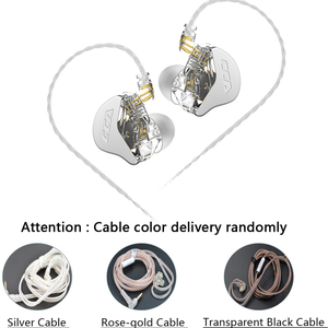 Audífonos Intrauditivos con Cable <span class=keywords><strong>CCA</strong></span> <span class=keywords><strong>CRA</strong></span>, Auriculares de Monitoreo HiFi, Cancelación de Ruido, Auriculares Deportivos para Videojuegos, KZ ZEX Pro NRA CA4 - Product Image 5