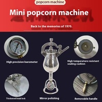 Cuisinière à pression en acier inoxydable 304 épaissi en forme de gourde, nouvelle machine à popcorn à l'ancienne pour la transformation des aliments chauds