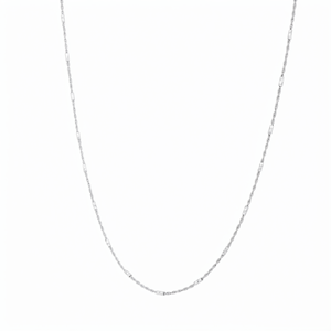 Chic Textured <b>Pineapple</b> Shape White Pt950 Fine Rope Chain Necklace For Ladies Casual Stackable Platinum Jewelry - Product Image 3