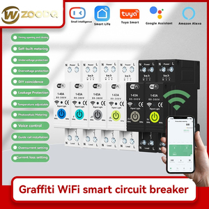 <span class=keywords><strong>Wifi</strong></span> thông minh mini ngắt mạch tuya điều khiển từ xa điện thoại di động recloser điều chỉnh quá dòng quá áp rò rỉ bảo vệ nhựa - Product Image 4