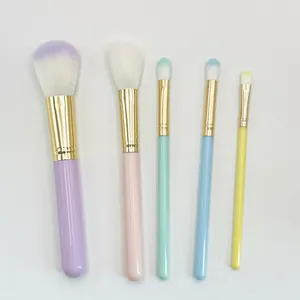 Beginners full set of high appearance level cute macaron color simple portable super soft hair non-shedding beauty makeup brush