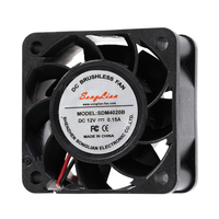 Ventilateur axial DC 4020 40x40x20mm 12V 24V à roulement à billes PWM sans balais pour imprimante 3D, alimentation d'ordinateur, personnalisable OEM