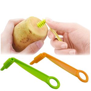 Cortador Manual en Espiral de Plástico PP Ecológico para Verduras, Patatas, Zanahorias, Pepinos, Utensilios de Cocina, 1 Pieza - Product Image 1