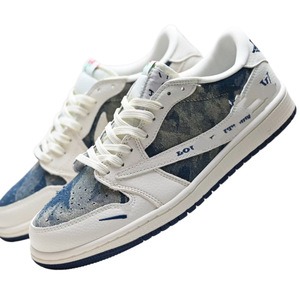 รองเท้าบาสเก็ตบอลทรงเตี้ยรุ่น Retro แบบ Co-branded รุ่น Cross-border <span class=keywords><strong>AJ1</strong></span> Reverse Hook  ป้องกันการลื่น ทนทานต่อการสึกหรอ ระบายอากาศได้ดี แฟชั่นสำหรับทุกเพศ - Product Image 4