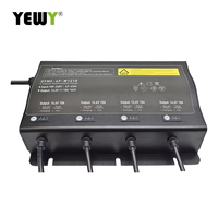 Chargeur de bateau personnalisé intelligent et étanche 4 banques 12V 10 A 4 canaux Chargeur de batterie et livraison en 7 jours