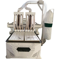 Machine multi-têtes de routeur 3D CNC, haute efficacité, prix le plus bas