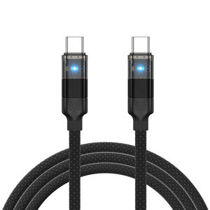 Indicateur LED <span class=keywords><strong>USB</strong></span>-<span class=keywords><strong>C</strong></span> magnétique à remontage automatique vers <span class=keywords><strong>c</strong></span>âble de charge de type <span class=keywords><strong>C</strong></span> <span class=keywords><strong>C</strong></span>âble de charge rapide <span class=keywords><strong>USB</strong></span> <span class=keywords><strong>C</strong></span> 60W sans enchevêtrement avec lumière LED magnétique - Product Image 4