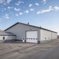 Atelier de Traitement de Structures Métalliques Préfabriquées Sur Mesure, Bâtiment d'Usine Métallique Robuste avec Support pour Pont Roulant