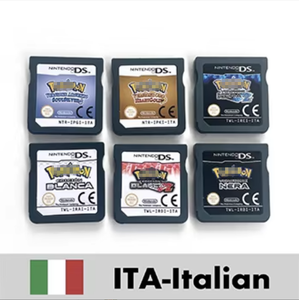ITA Italian SoulSilver HeartGold Black 1 2 WHITE Cartouche de jeu pour DS pour 3DS Filaire Plastique Multi-langues - Product Image 1