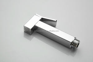 ชุดหัวฉีดผ้าอ้อมฝักบัวแบบถือปืนฉีดน้ำแบบโครเมียมชุดฉีดน้ำปรับได้สำหรับก๊อกล้างผู้หญิง - Product Image 2