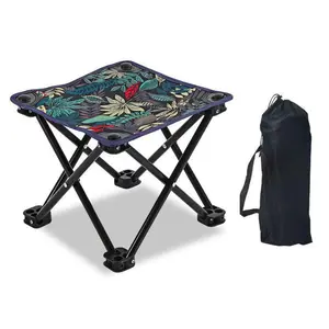 1S Quick Open Foldable Stool Easy Carry Lightweight Fishing Stool Garden Folding Stool Outdoor Camping Portable Fishing Chair