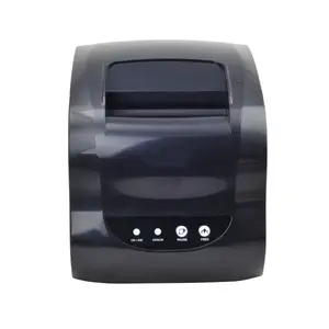 Desktop 3 inch thermal roll qr code waybill inkless adhesive barcode label shipping thermal sticker printer for small business