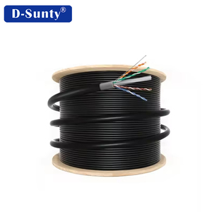 Câble de communication Cat 6 UTP intérieur et extérieur certifié conformité D-sunty Lan Cable Factory, 305 m (1000 pi), avec BC CCA - Product Image 4