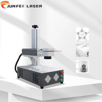 Machine de marquage laser à fibre JUNFEI 20W 30W, graveur portable, DXF, aluminium, acier inoxydable, refroidissement par air, haute précision, CNC laser
