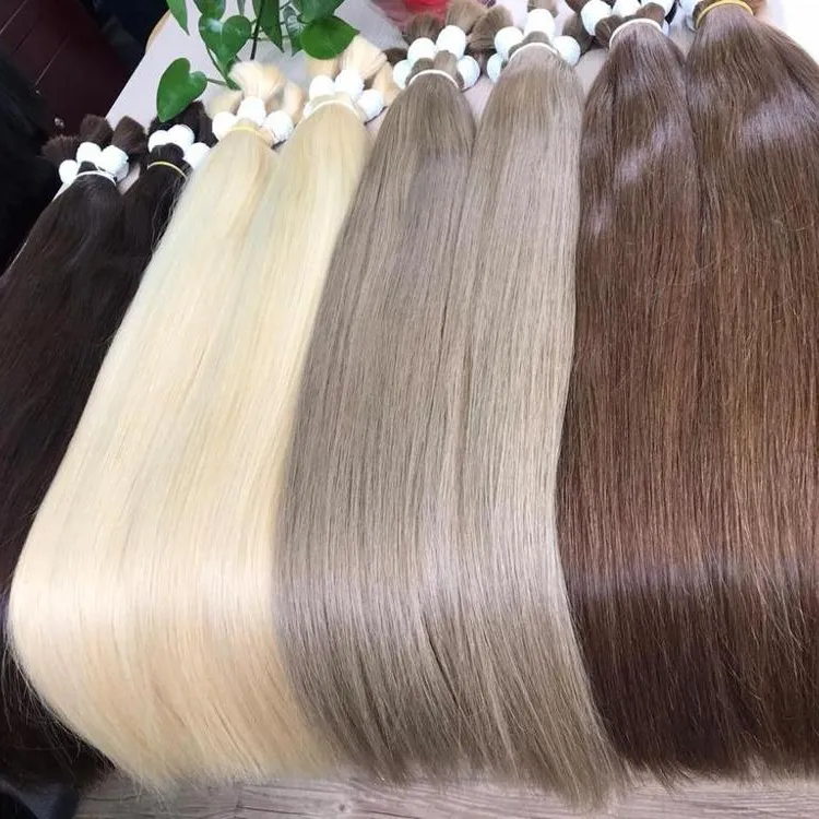 Cheveux cuticules bruns et blonds de couleur, la meilleure qualité, livraison gratuite à la russie, Ukraine, bélarusse, vente en gros