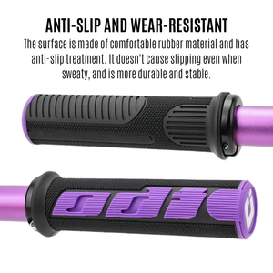 Poignées de guidon de vélo <span class=keywords><strong>ODI</strong></span> Grips RG98 Lock, antidérapantes, en caoutchouc, pour <span class=keywords><strong>VTT</strong></span> DH, amortissantes, pour tout-terrain, BMX - Product Image 5