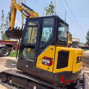 รถขุดขนาดเล็ก SY55U มือสอง ขนาด 5.5 ตัน ขายดี พร้อมรับประกันเครื่องยนต์ 1 ปี มีสินค้าในสต็อก ลดราคา - Product Image 3