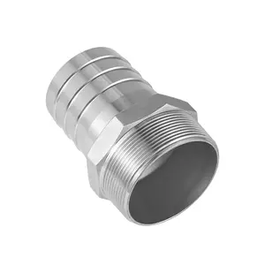 304 Stainless Steel Hexagonal Bamboo Joint Variable Diameter Water Pipe Skin Outer Wire Hose Casting Technique Pagoda Head