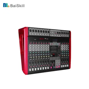 BaiSKill-DPM12 Professional Audio Mixer DSP Processor chip Headphone Monitoring Function Mixer Console For Conference