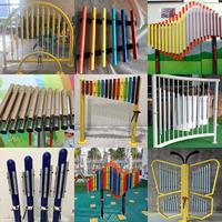 Metallophone d'extérieur pour enfants de haute qualité aux couleurs arc-en-ciel, instrument de musique de percussion pour aire de jeux