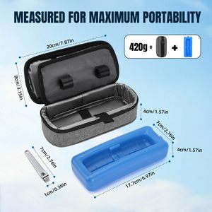 Étui de transport isotherme portable OEM pour flacons d'insuline – Boîte sécurisée anti-choc pour médicaments, approuvée TSA pour les voyages - Product Image 2
