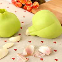 Éplucheur d'ail créatif en silicone, gadgets de cuisine, hachoir à rouleau en silicone éplucheur d'ail en silicone