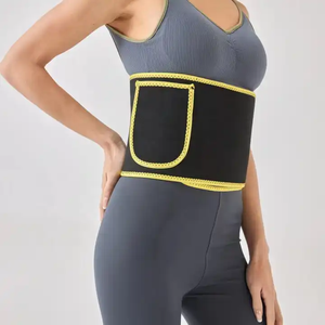 Sabuk olahraga Sauna wanita, ikat pinggang ion perak kantung lilit perut lembut latihan langsing - Product Image 6