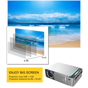 Salange Máy Chiếu Video T5 Máy Chiếu Android LCD Hỗ Trợ Máy Chiếu Video Rạp Chiếu Phim Gia Đình Thông Minh BT 3D Full HD 1080P <span class=keywords><strong>2600</strong></span> <span class=keywords><strong>Lumens</strong></span> - Product Image 4
