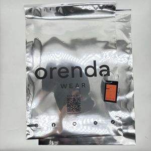 Sacs d'expédition en polymétallique écologiques imperméables avec logo personnalisé pour vêtements et vêtements, autocollants personnalisés, tailles personnalisées - Product Image 4