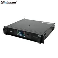 Sinbosen DSP10000Q Amplificateur de puissance audio vidéo classe Td 4x210 W/4ohm Système audio avec processeur DSP