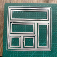 Matrice de découpe en métal pour albums photo DIY, boîtes cadeaux, cartes en papier, cartes de vœux et scrapbooking