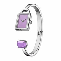 Jam Tangan Analog Quartz Seiko Vintage untuk Wanita Desain Bunga Merah Burgundy Casing Baja Tahan Karat Paduan Seng Tali 16mm Safir